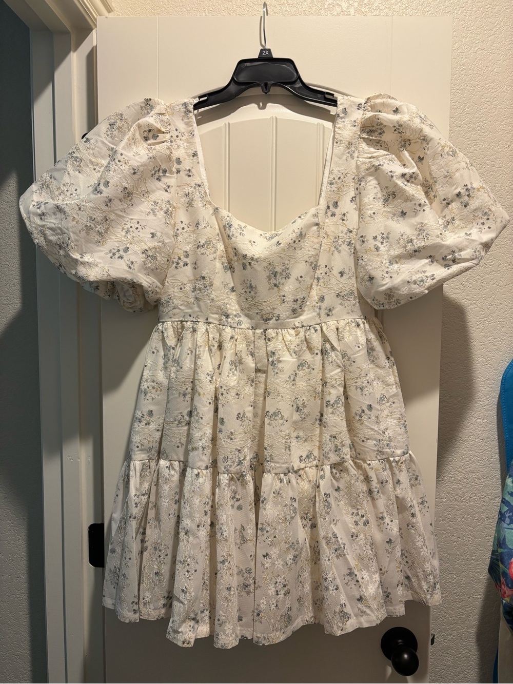 One Loved Babe Floral Lace Dress